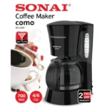 ⁦جهاز قهوة سوناى كومو 6 كوب 700 وات اسود Sonai Como⁩ - الصورة ⁦7⁩