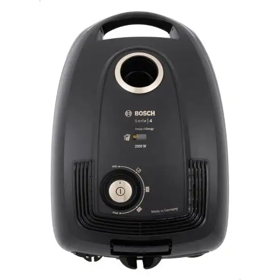 bosch_serie_4_bagged_vacuum_cleaner-2200_watt-bgls48gold_1_ مكنسة كهربائية بوش سيريس 4، بكيس للغبار 4 لتر، 2200 وات - الصورة 1